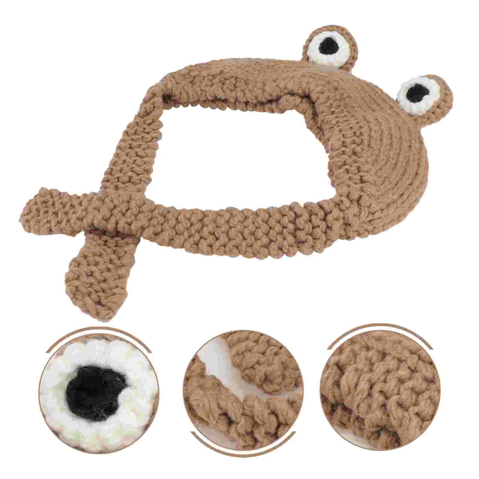 Frog Hat Headgear Knits Clothing Cuff Lovely Knitted Adorable Warm Cap Protector Yarn Woolen Protection Child Cartoon
Frog Hat Headgear Knits Clothing Cuff Lovely Knitted Adorable Warm Cap Protector Yarn Woolen Protection Child Cartoon