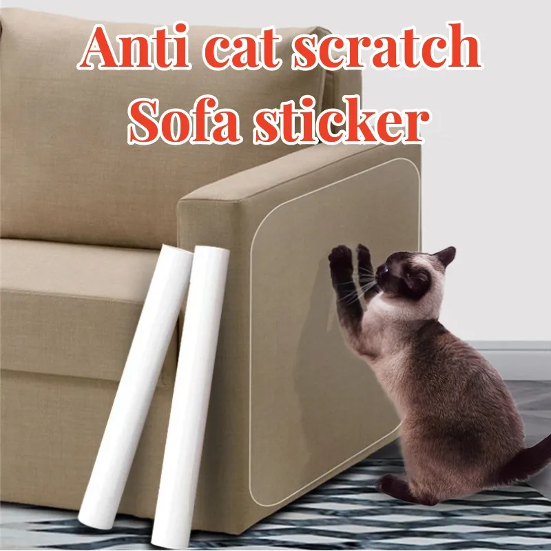 Anti Cat Scratch Self AdhesiveTape Sticker Furniture Protector Transparent PVC Pet Training Tape Cat Scratchers Protective Film
Anti Cat Scratch Self AdhesiveTape Sticker Furniture Protector Transparent PVC Pet Training Tape Cat Scratchers Protective Film
