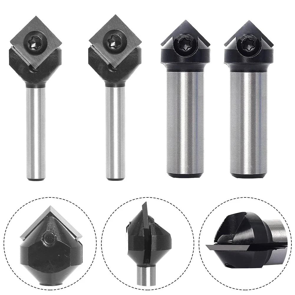 Insert Style Carbide V Shape 90 Degree Single Flute Router Bits Milling Cuttters For Woodworking 1/4inch 1/2inch 6mm 12mm Shank
Insert Style Carbide V Shape 90 Degree Single Flute Router Bits Milling Cuttters For Woodworking 1/4inch 1/2inch 6mm 12mm Shank