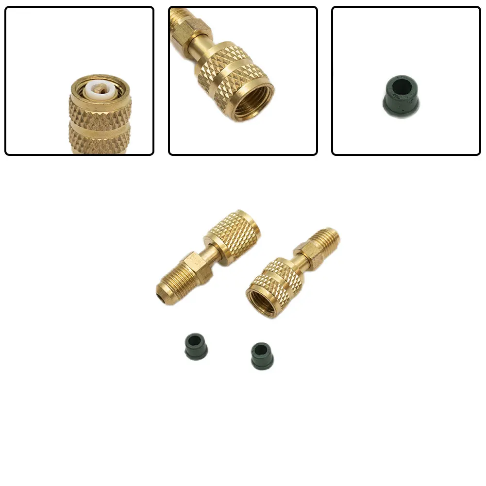 HVAC Tools Refrigerant Adapter 1/4\\\" 5/16\\\" Anti-aging HVAC Gauges 1/4\" 2Pcs Set 5/16\" Brass New Durable
HVAC Tools Refrigerant Adapter 1/4\\\" 5/16\\\" Anti-aging HVAC Gauges 1/4\" 2Pcs Set 5/16\" Brass New Durable
