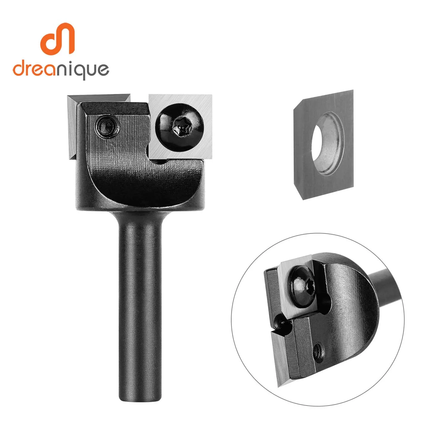 Dreanique 2Flute Wood Planer Bit 26mm Cutting Diameter 8mm Shank CNC Spoilboard Surfacing Tambour Router Bit Insert Carbide Slab
Dreanique 2Flute Wood Planer Bit 26mm Cutting Diameter 8mm Shank CNC Spoilboard Surfacing Tambour Router Bit Insert Carbide Slab
