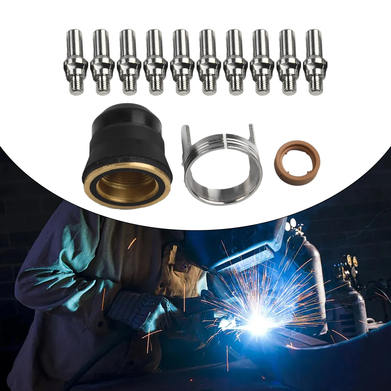 IPT60 PT60 IPT40 PT40 Plasma Cutting Torch Tip Set Durable Construction Reliable Performance Perfect for IPT 40
IPT60 PT60 IPT40 PT40 Plasma Cutting Torch Tip Set Durable Construction Reliable Performance Perfect for IPT 40