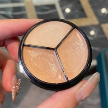 3 Colors Moisturizing Concealer Palette Cover Dark Circles Acne Spot Foundation Brightening Face Makeup Concealer Cream Cosmetic
3 Colors Moisturizing Concealer Palette Cover Dark Circles Acne Spot Foundation Brightening Face Makeup Concealer Cream Cosmetic