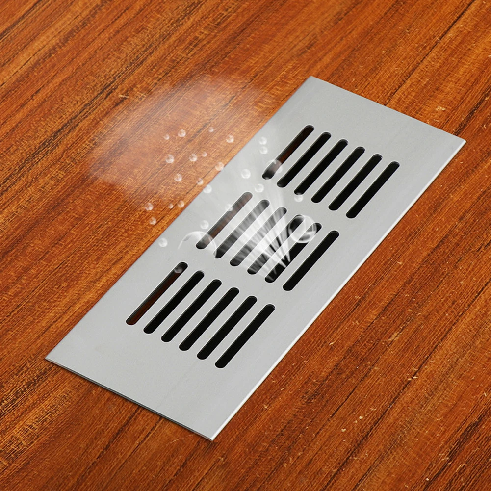 Grille Ventilation Grille Silver Aluminum Alloy Durable Practical To Use Quality Material Shoe Cabinets For Wardrobes Brand New
Grille Ventilation Grille Silver Aluminum Alloy Durable Practical To Use Quality Material Shoe Cabinets For Wardrobes Brand New