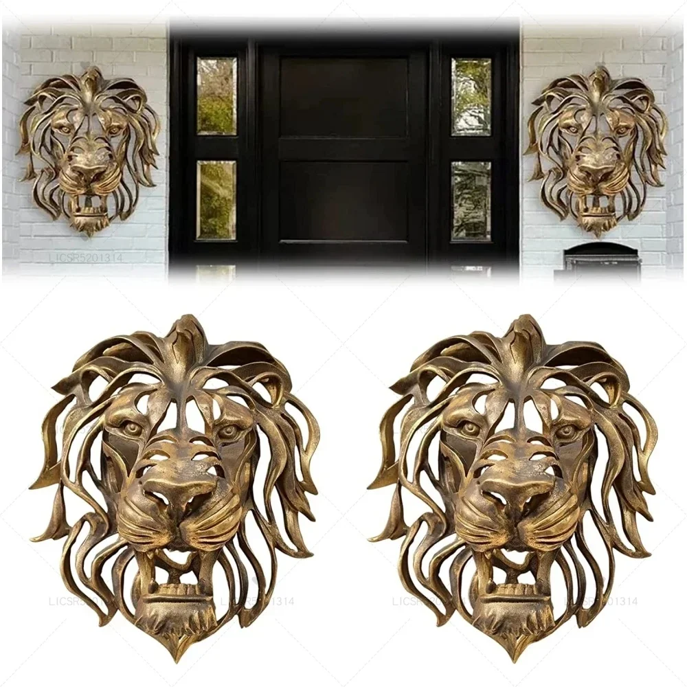 Rare Find Large Lion Head Wall Mounted Art Sculpture Gold Resin Lion Head Art Wall Luxury Decor Kitchen Wall Bedroom Dropshippin
Rare Find Large Lion Head Wall Mounted Art Sculpture Gold Resin Lion Head Art Wall Luxury Decor Kitchen Wall Bedroom Dropshippin