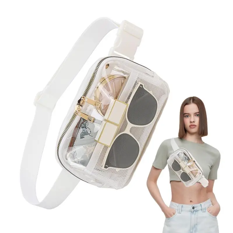 Fanny Packs For Women Clear Fanny Bag Nylon For Waist Fashionable Crossbody Bag With Adjustable Strap For Travel Hiking Cycling
Fanny Packs For Women Clear Fanny Bag Nylon For Waist Fashionable Crossbody Bag With Adjustable Strap For Travel Hiking Cycling