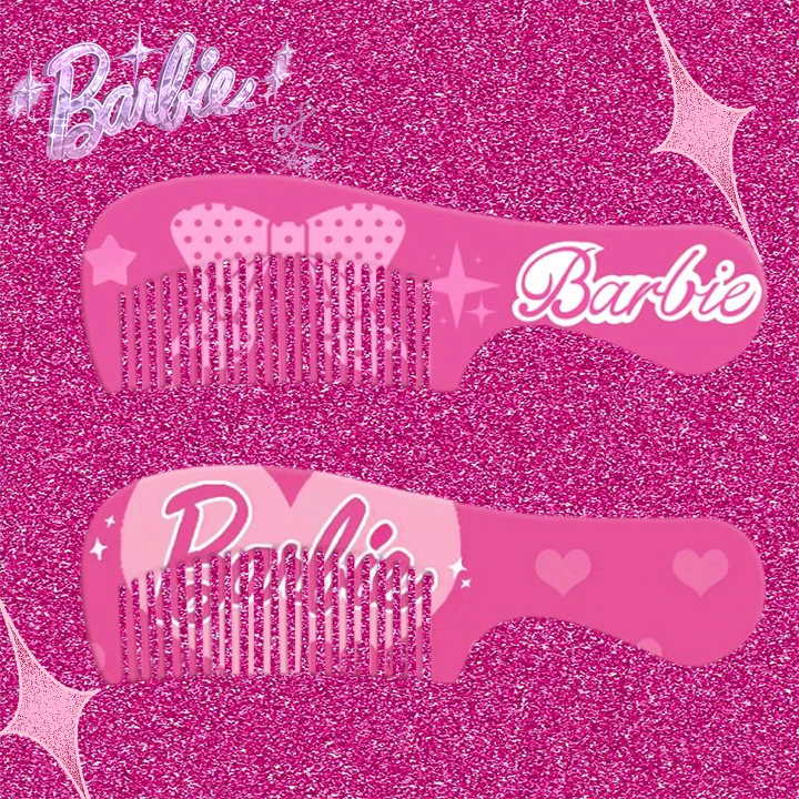 Barbie Combs Kawaii Portable Pink Delicate Trendy Movie Decoration Mini Anti Static Y2K Style Lovely Sweet Cute Girls Kids Gift
Barbie Combs Kawaii Portable Pink Delicate Trendy Movie Decoration Mini Anti Static Y2K Style Lovely Sweet Cute Girls Kids Gift