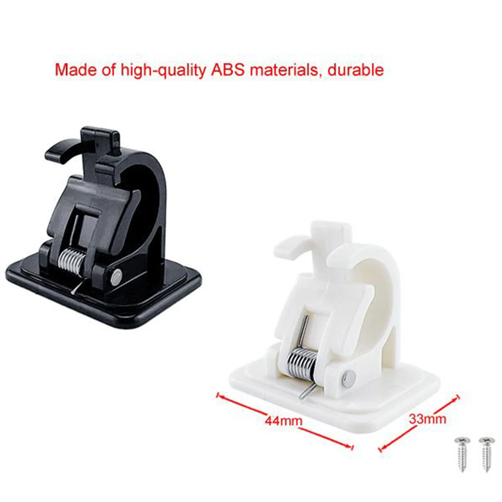 Fishing Rod Fixing Buckle Functional Plastic Professional Self-adhesives Useful Wall Mounted ABS Bayonet Design
Fishing Rod Fixing Buckle Functional Plastic Professional Self-adhesives Useful Wall Mounted ABS Bayonet Design