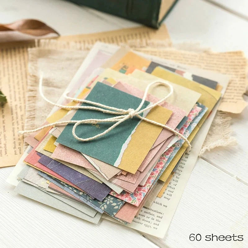 60 Pcs Ins Style Creative Small Fresh Collage Retro Memo Basic Diary Material Paper Scrapbook
60 Pcs Ins Style Creative Small Fresh Collage Retro Memo Basic Diary Material Paper Scrapbook