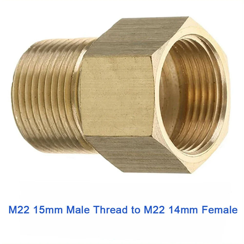 1/2PCS Adapters M22 15mm/14mm Thread To G3/8 G1/4 G1/2 Female Metric Adapter High Pressure Cleaner Washer Brass
1/2PCS Adapters M22 15mm/14mm Thread To G3/8 G1/4 G1/2 Female Metric Adapter High Pressure Cleaner Washer Brass