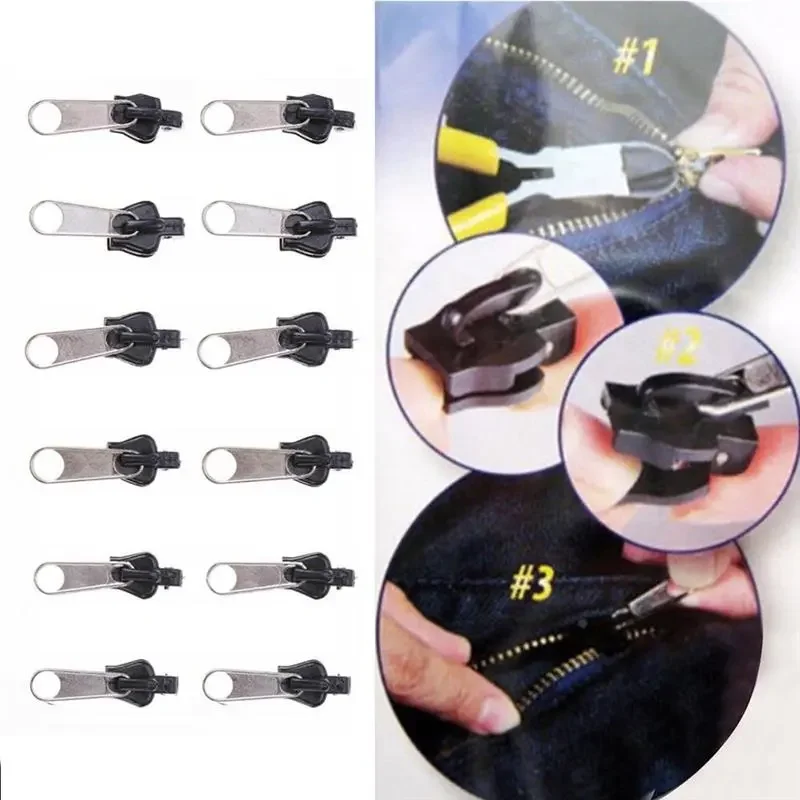 3 Sizes Universal Instant Fix Zipper Repair Kit Replacement Zip Slider Teeth Rescue New Design Zippers Sewing Clothes
3 Sizes Universal Instant Fix Zipper Repair Kit Replacement Zip Slider Teeth Rescue New Design Zippers Sewing Clothes