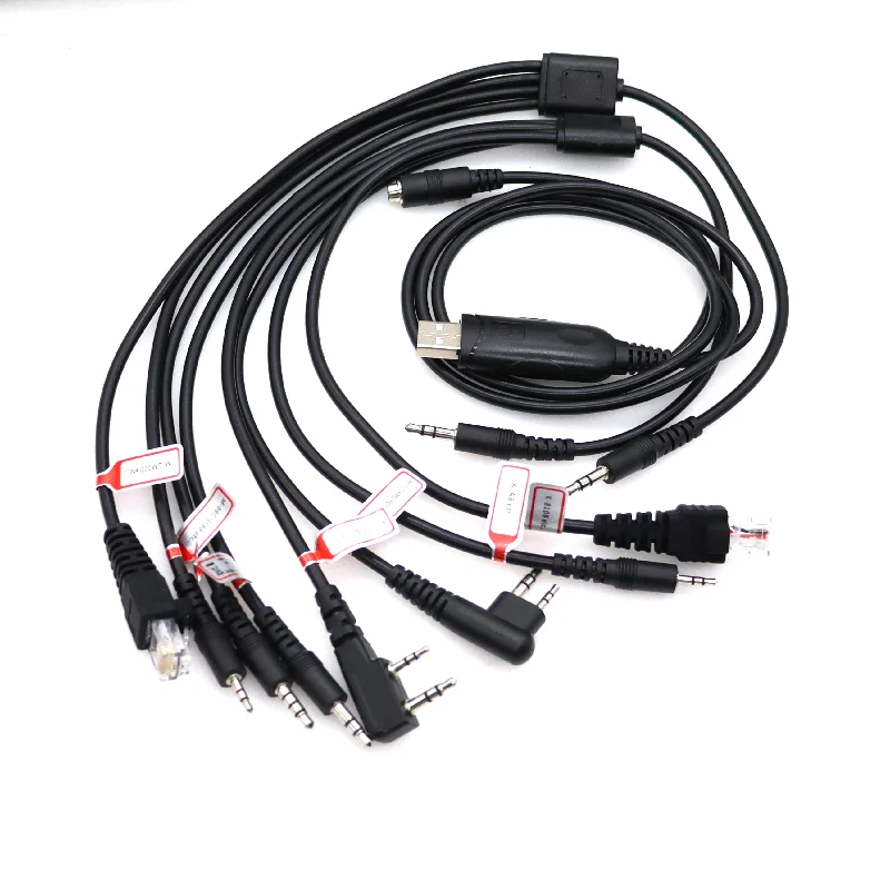 Walkie Talkie 8 in 1 Programming Cable for Motorola PUXING BaoFeng UV-5R for Yaesu for Wouxun Hyt for Kenwood Car Radio
Walkie Talkie 8 in 1 Programming Cable for Motorola PUXING BaoFeng UV-5R for Yaesu for Wouxun Hyt for Kenwood Car Radio