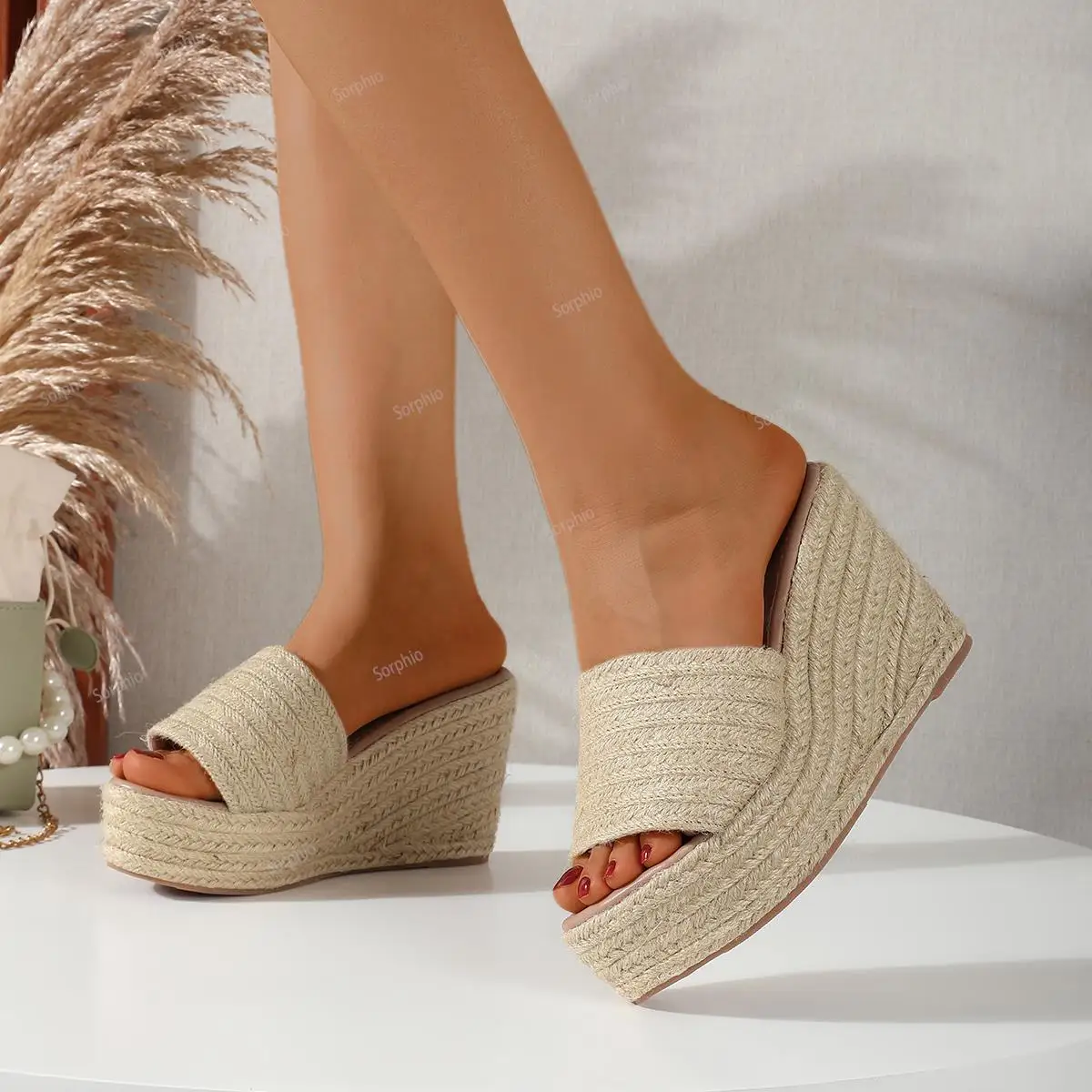 Wedges Slippper For Women Espadrille Platform Sandal Shoes 2023 Summer New Comfy Casual Outdoor Indoor Slippers Open Toe Classic
Wedges Slippper For Women Espadrille Platform Sandal Shoes 2023 Summer New Comfy Casual Outdoor Indoor Slippers Open Toe Classic