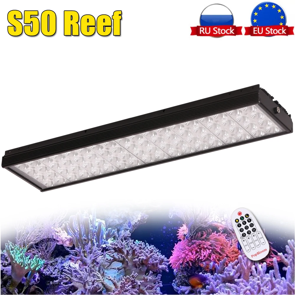 PopBloom-Aquarium Led Lighting, Marine Aquarium Lamp, Full Spectrum Best Cover for Reef Coral, SPS LPS Tank, Shannon50, 60W, 24"
PopBloom-Aquarium Led Lighting, Marine Aquarium Lamp, Full Spectrum Best Cover for Reef Coral, SPS LPS Tank, Shannon50, 60W, 24"