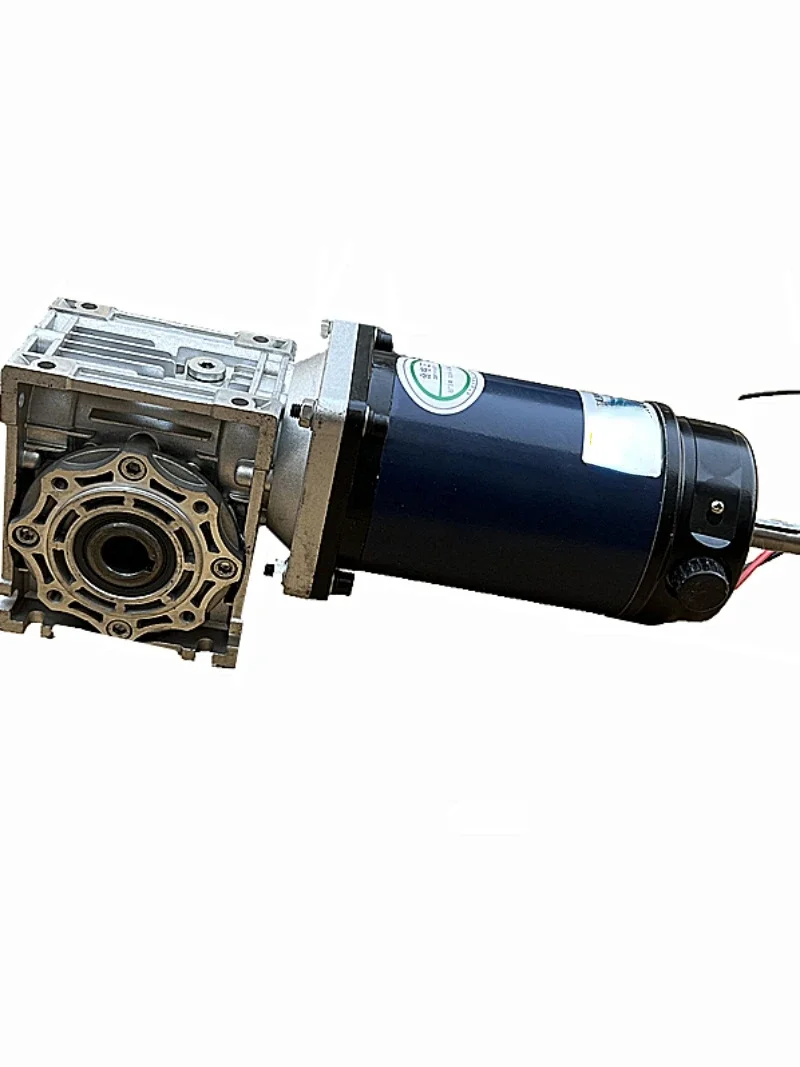 90ZYT DC permanent magnet motor, NMRV worm gear reducer, 24v200w300w150w, with rear shaft
90ZYT DC permanent magnet motor, NMRV worm gear reducer, 24v200w300w150w, with rear shaft