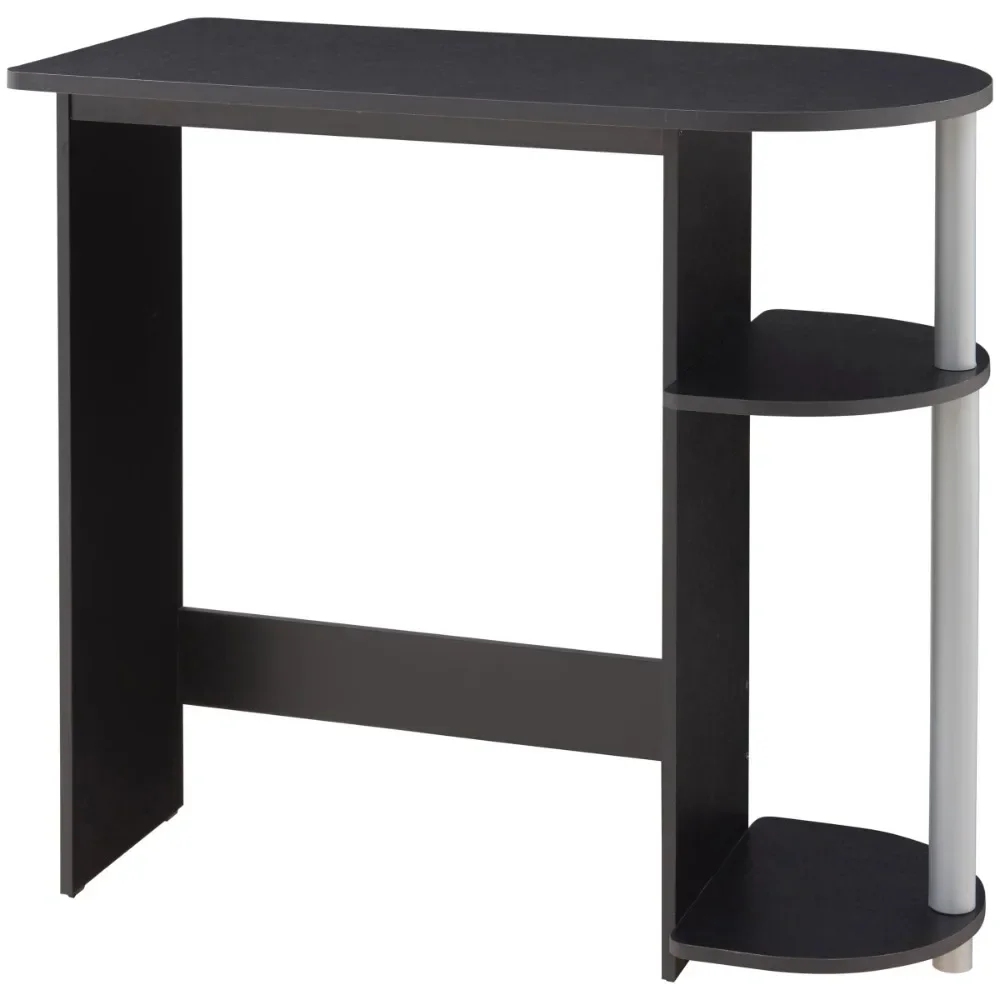 

Computer Desk with Built-in Shelves, Multiple Colors, 31.5" WX 15.51" DX 28.86“ H,for indoor use, Mainstays