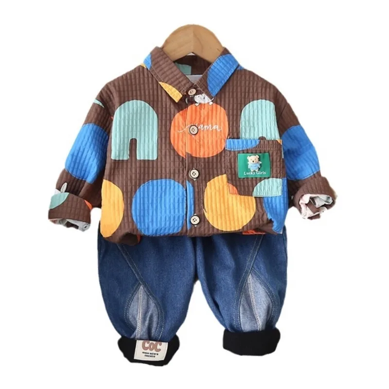 New Spring Autumn Fashion Baby Clothes Children Boys Casual Shirt Pants 2Pcs/Set Infant Outfits Toddler Costume Kids Tracksuits
New Spring Autumn Fashion Baby Clothes Children Boys Casual Shirt Pants 2Pcs/Set Infant Outfits Toddler Costume Kids Tracksuits