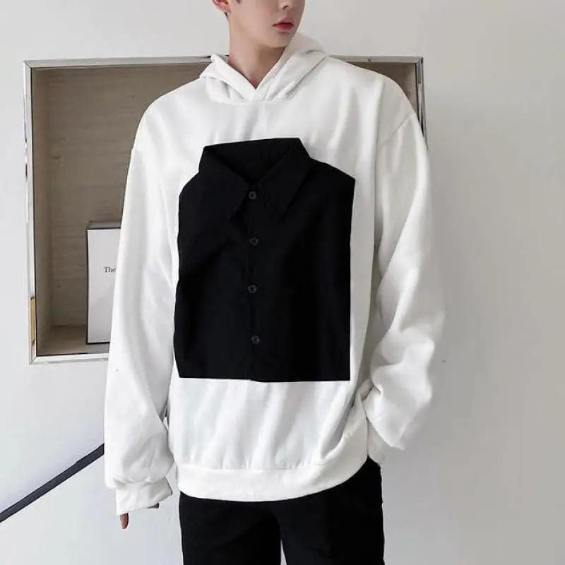 TNFS Women Hoodie Asymmetry Fake Two Hooded Sweater Tops Irregular Color Matching Casual Hoodie Sweater For Women 2023 New
TNFS Women Hoodie Asymmetry Fake Two Hooded Sweater Tops Irregular Color Matching Casual Hoodie Sweater For Women 2023 New