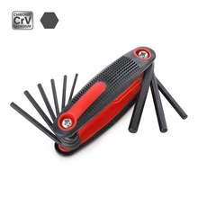 9PC Folding Allen Wrench Hexagonal Metric Wrench Set Screwdriver Hex Key Wrenches Allen Key Short Arm Portable Hand Tool Set
9PC Folding Allen Wrench Hexagonal Metric Wrench Set Screwdriver Hex Key Wrenches Allen Key Short Arm Portable Hand Tool Set