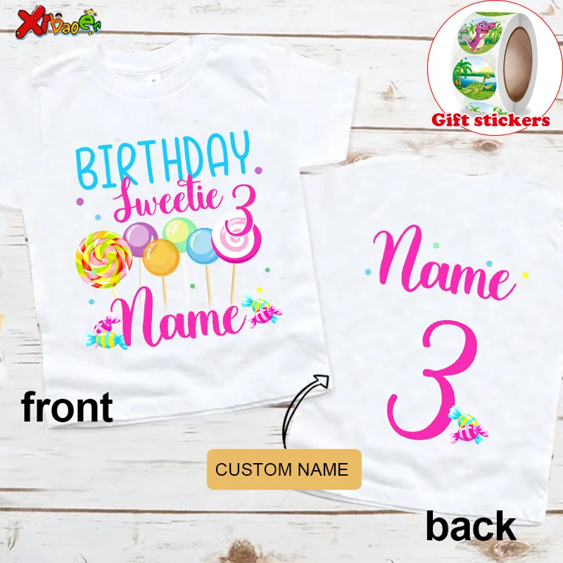 Boy Birthday Shirt Birthday Party TShirt Girl Shirt Custom Name Shirt Toddler Baby One Kids Summer Boys Clothes T-shirt Stickers
Boy Birthday Shirt Birthday Party TShirt Girl Shirt Custom Name Shirt Toddler Baby One Kids Summer Boys Clothes T-shirt Stickers