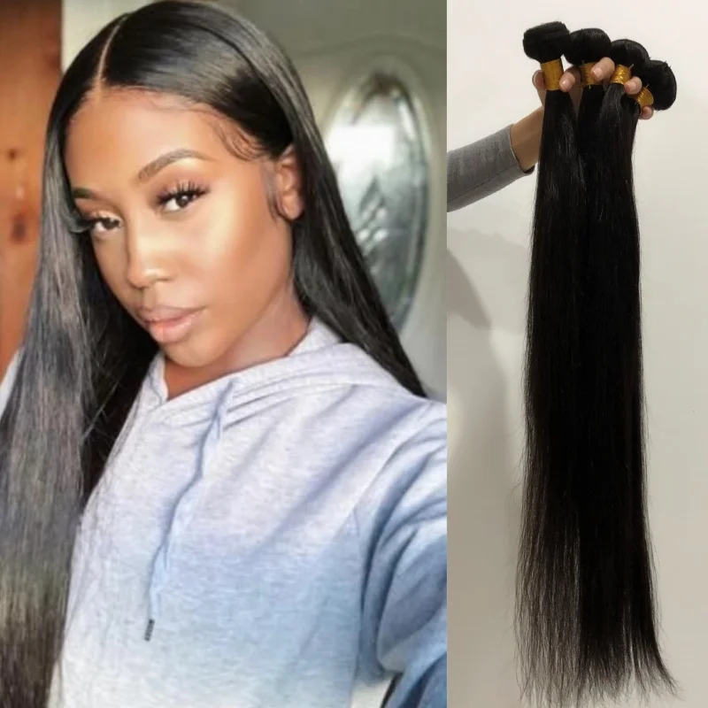 Natrual Black Straight Human Hair Bundles 100% Human Hair Wave Bundles 1/3/4 PCS Straight Hair Extensions For Women 150% Density
Natrual Black Straight Human Hair Bundles 100% Human Hair Wave Bundles 1/3/4 PCS Straight Hair Extensions For Women 150% Density
