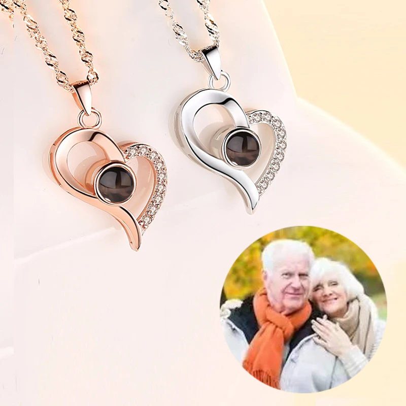 Customized Photo Projection Necklace Mother's Day Mum Gift Lover Personalized Picture Name Memory 925 sterling silver 
Customized Photo Projection Necklace Mother's Day Mum Gift Lover Personalized Picture Name Memory 925 sterling silver