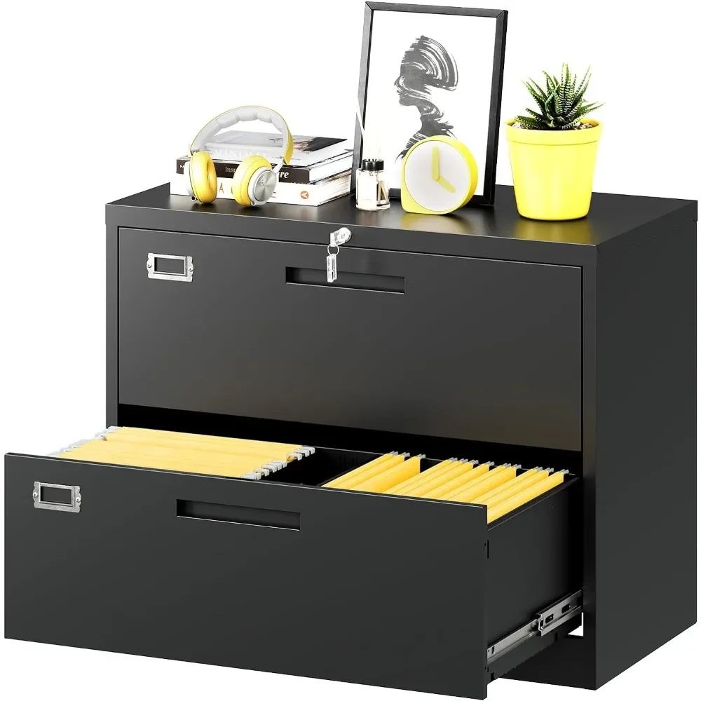 Lateral File Cabinet with Lock, 2 Drawer Large Metal Filing Cabinet,Home Office Lockable Storage Cabinet for Files Legal/A4 Size
Lateral File Cabinet with Lock, 2 Drawer Large Metal Filing Cabinet,Home Office Lockable Storage Cabinet for Files Legal/A4 Size