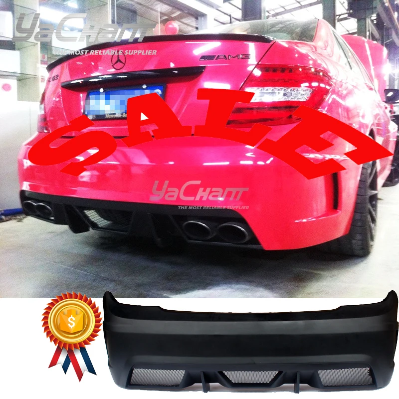 Автомобильный бампер из стекловолокна StylingFRP для Mercedes Benz W204 C63 2008-2011 годов выпуска, черный диффузор и наконечник глушителя
Автомобильный бампер из стекловолокна StylingFRP для Mercedes Benz W204 C63 2008-2011 годов выпуска, черный диффузор и наконечник глушителя