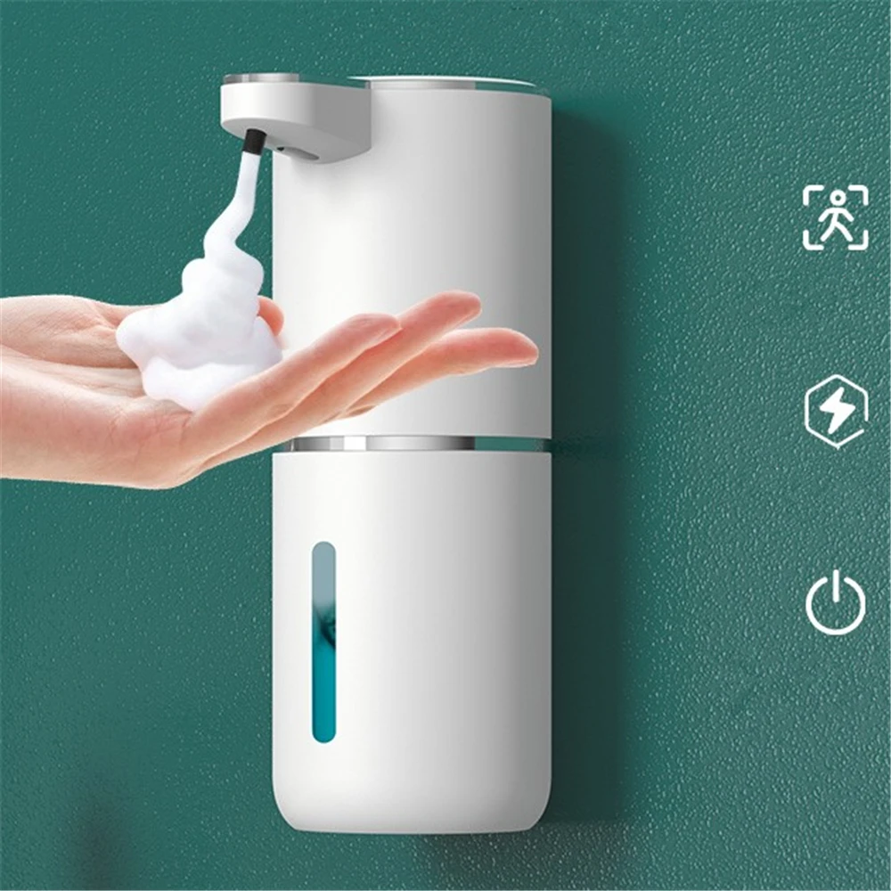 380ML Automatic Foam Soap Dispenser 4 Gear Adjustable Smart Infrared Inductive Liquid Dispenser Touchless Hand Sanitizer Machine
380ML Automatic Foam Soap Dispenser 4 Gear Adjustable Smart Infrared Inductive Liquid Dispenser Touchless Hand Sanitizer Machine