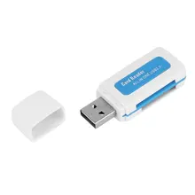 Memory Multi Card Reader Protable USB 2.0 4 in 1 for M2 for SD for SDHC DV Micro for Secure Digital Card TF Card
Memory Multi Card Reader Protable USB 2.0 4 in 1 for M2 for SD for SDHC DV Micro for Secure Digital Card TF Card