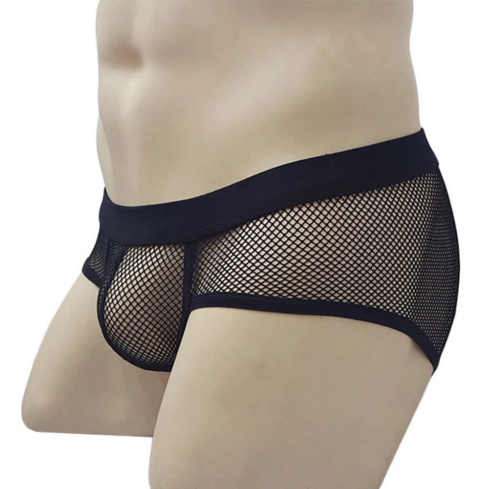 Sexy Mens Sheer Underwear Man Mesh See Through Breathable Underpants Sissy Gay Bikini Elastic Panties Hollow Convex Pouch Briefs
Sexy Mens Sheer Underwear Man Mesh See Through Breathable Underpants Sissy Gay Bikini Elastic Panties Hollow Convex Pouch Briefs