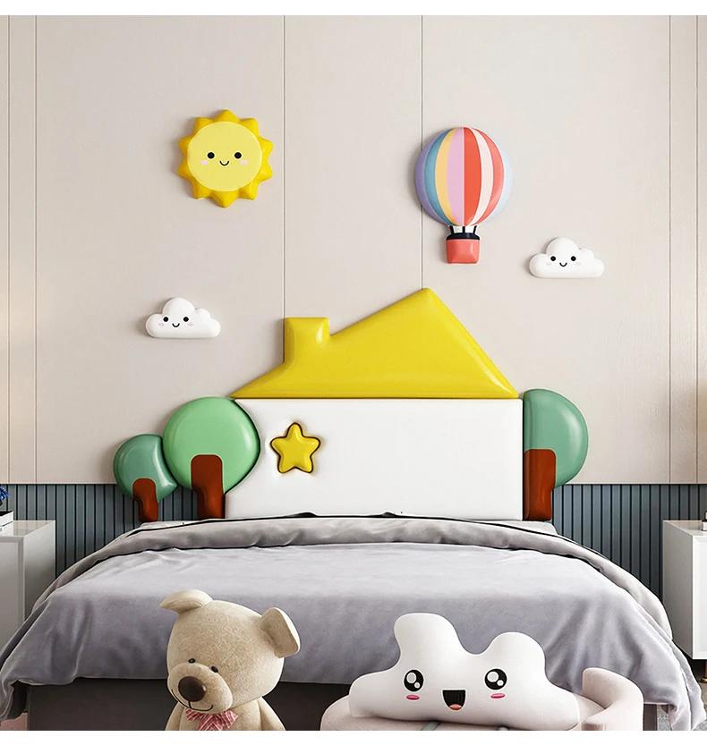 Children's room wall decoration rainbow wall stickers cloud hot air balloon kindergarten layout 3d stereo wall stickers
Children's room wall decoration rainbow wall stickers cloud hot air balloon kindergarten layout 3d stereo wall stickers