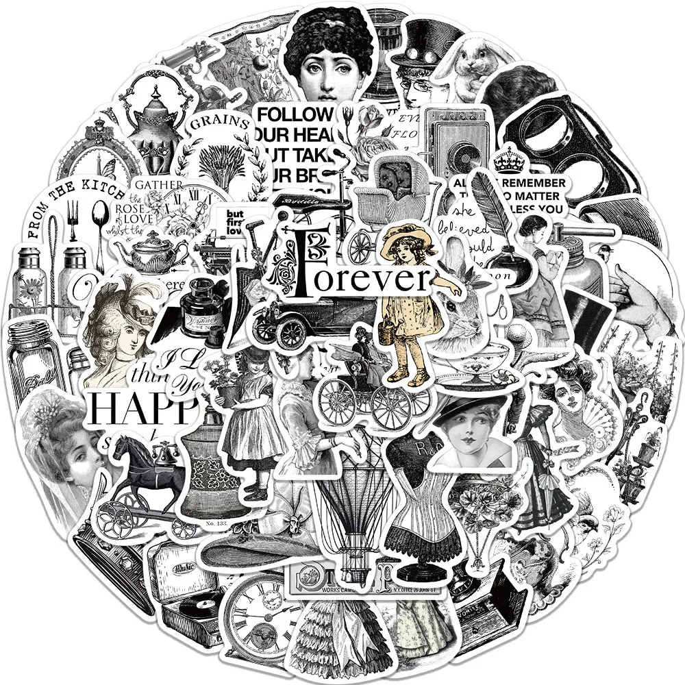 10/30/64 шт. винтажные художественные граффити наклейки в европейском стиле черные белые наклейки «сделай сам» ноутбук телефон холодильник велосипед багаж гитара детская игрушка
10/30/64 шт. винтажные художественные граффити наклейки в европейском стиле черные белые наклейки «сделай сам» ноутбук телефон холодильник велосипед багаж гитара детская игрушка