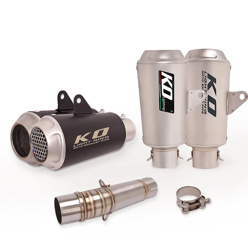 Motorcycle Exhaust System Slip On Middle Link Pipe 51mm Exhaust Muffler Tips For Honda NC700A NC700S NC700X NC750X Until 2019
Motorcycle Exhaust System Slip On Middle Link Pipe 51mm Exhaust Muffler Tips For Honda NC700A NC700S NC700X NC750X Until 2019