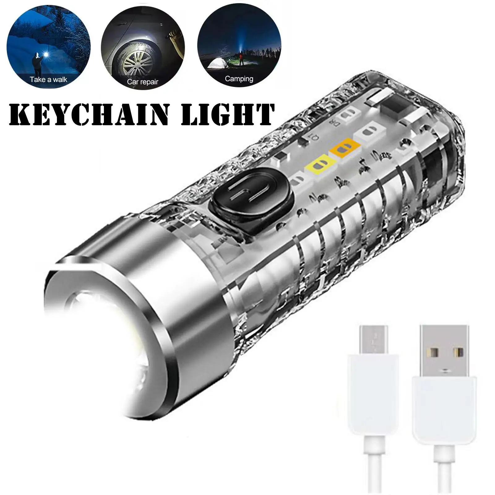 Mini Flashlight LED Multi-function Waterproof Keychain Flashlight Portable Waterproof Magnetic Warning Camping Torch Light
Mini Flashlight LED Multi-function Waterproof Keychain Flashlight Portable Waterproof Magnetic Warning Camping Torch Light