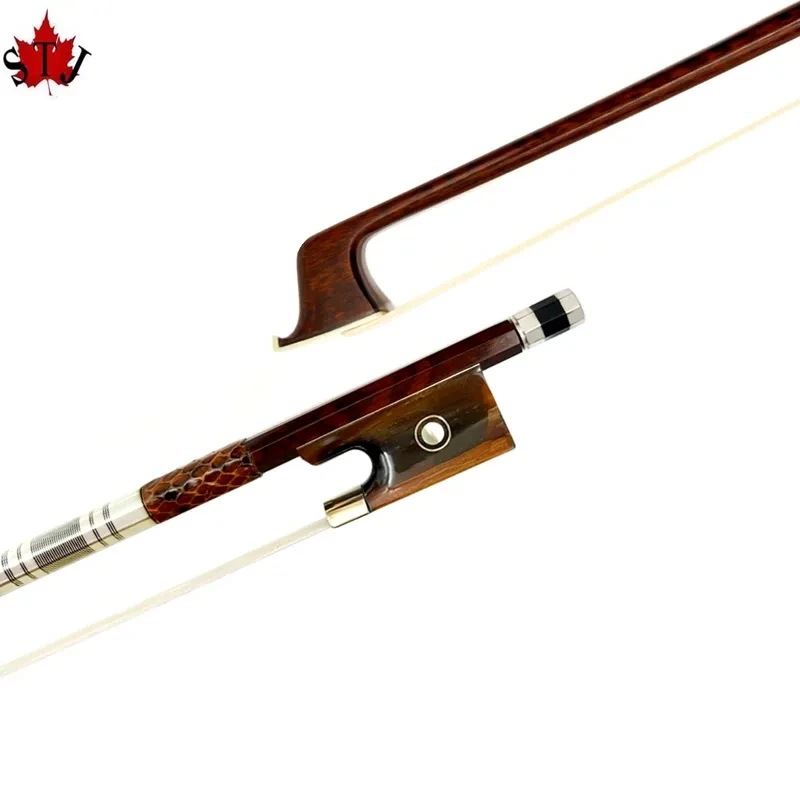 1 шт. Лучшая Профессиональная скрипка из змеиной древесины с буквенным рисунком 4/4 лук-скрипка, Сибирский конский хвост, аксессуары для скрипки, серебряное крепление 
1 шт. Лучшая Профессиональная скрипка из змеиной древесины с буквенным рисунком 4/4 лук-скрипка, Сибирский конский хвост, аксессуары для скрипки, серебряное крепление