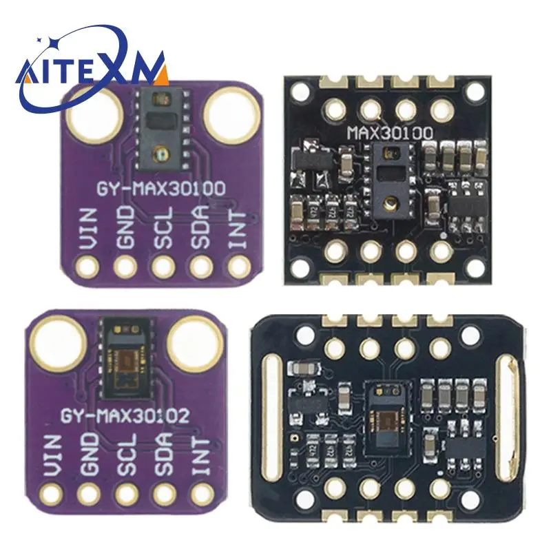 MH-ET LIVE MAX30102 MAX30100 Heart Rate Sensor Module Puls Detection Blood Oxygen Concentration Test For Arduino Ultra-Low Power
MH-ET LIVE MAX30102 MAX30100 Heart Rate Sensor Module Puls Detection Blood Oxygen Concentration Test For Arduino Ultra-Low Power