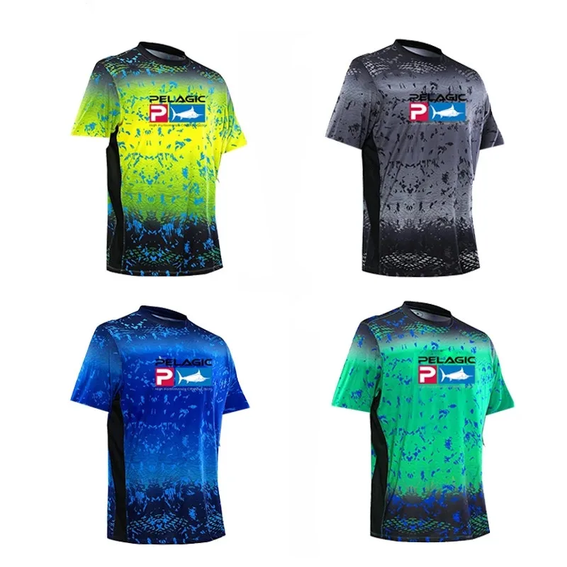 Pelagic Fishing Shirt Outdoor Men Short Sleeve T Shirt Fish Apparel UPF50 Sun Protection Wear Breathable Hooded Angling Clothing
Pelagic Fishing Shirt Outdoor Men Short Sleeve T Shirt Fish Apparel UPF50 Sun Protection Wear Breathable Hooded Angling Clothing