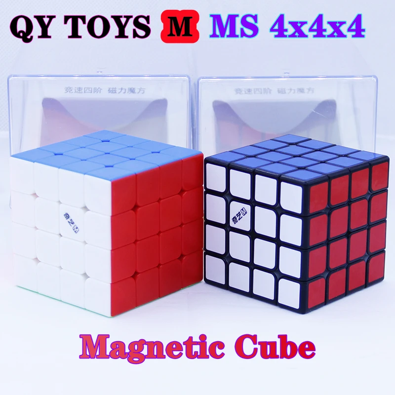 

Qiyi MS Series Magnets magic Cube 4x4 Qiyi MS 4x4x4 Magnetic Cubo Qiyi m s 4x4 Mofangge Speed Cubes Magico Kids Game Toys Gifts