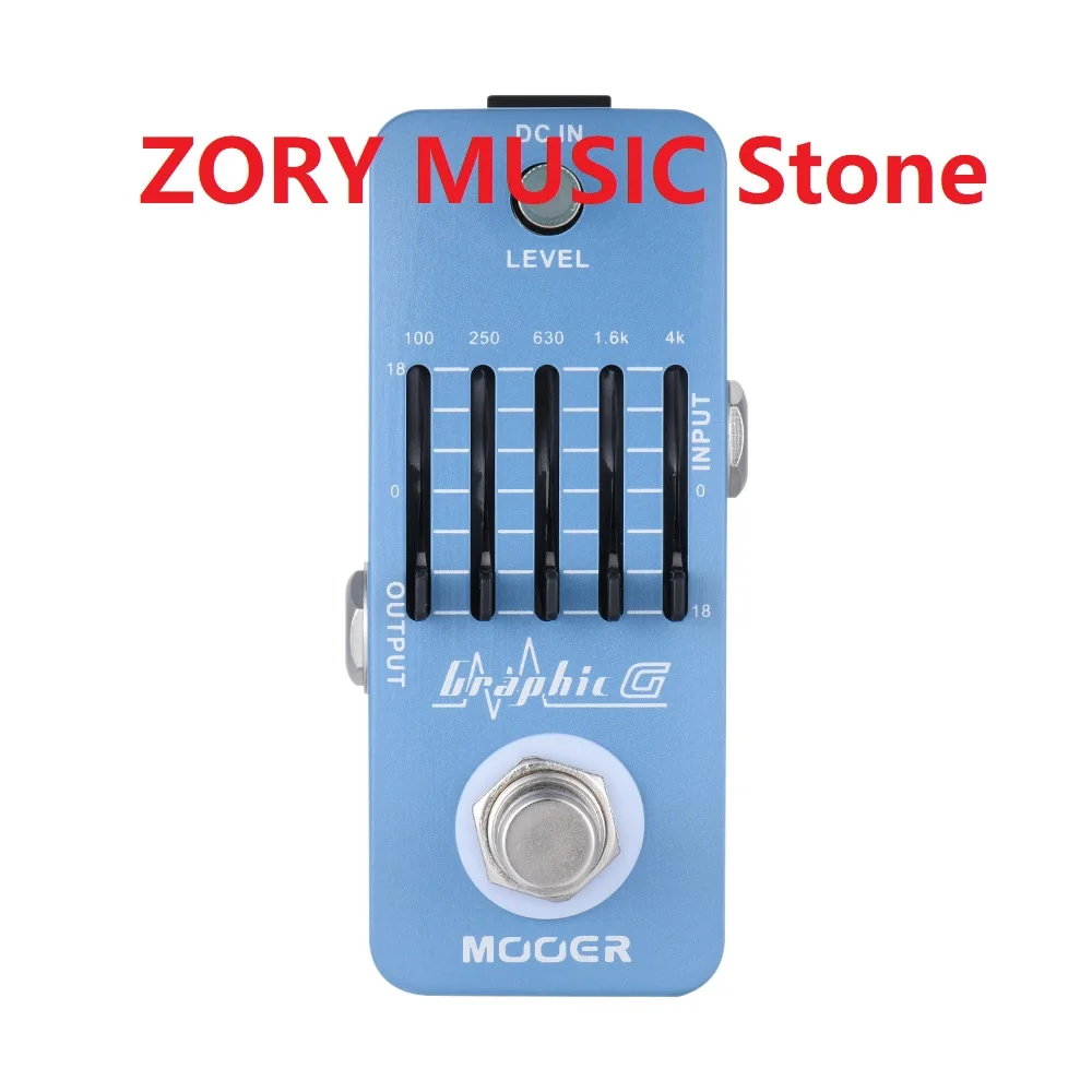 MOOER Graphic G Mini Guitar Equalizer Effect Pedal 5-Band EQ True Bypass Full Metal Shell
MOOER Graphic G Mini Guitar Equalizer Effect Pedal 5-Band EQ True Bypass Full Metal Shell