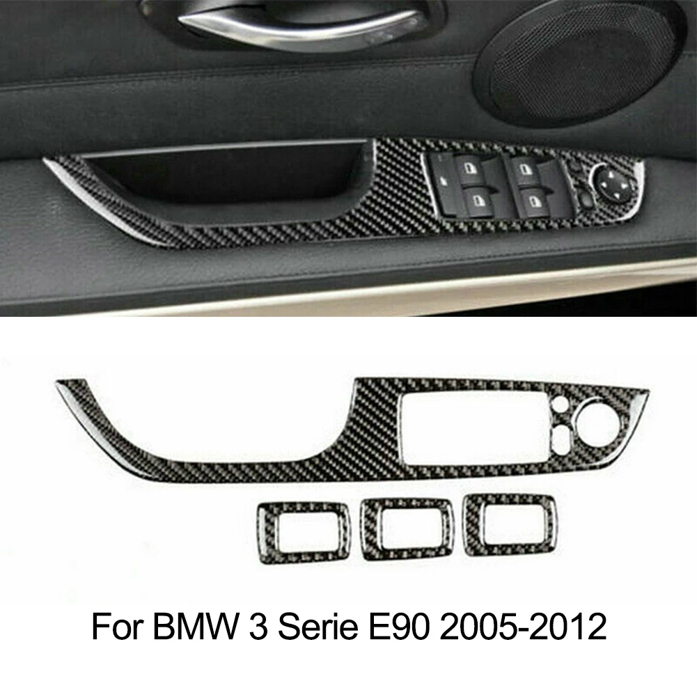 4pcs Door Glass Lifting Button Switch Cover Carbon Fiber Door Glass Switch Button Cover For BMW 3 Series E90 2005-2012
4pcs Door Glass Lifting Button Switch Cover Carbon Fiber Door Glass Switch Button Cover For BMW 3 Series E90 2005-2012