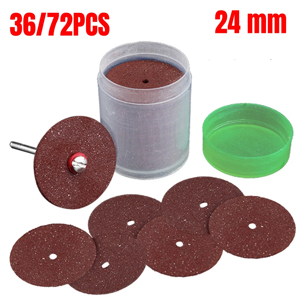 36/72Pcs 24mm Mini Cutting Disc Resin Circular Saw Blade Grinding Wheel With Connecting Rod For Rotary Tool Accessories
36/72Pcs 24mm Mini Cutting Disc Resin Circular Saw Blade Grinding Wheel With Connecting Rod For Rotary Tool Accessories