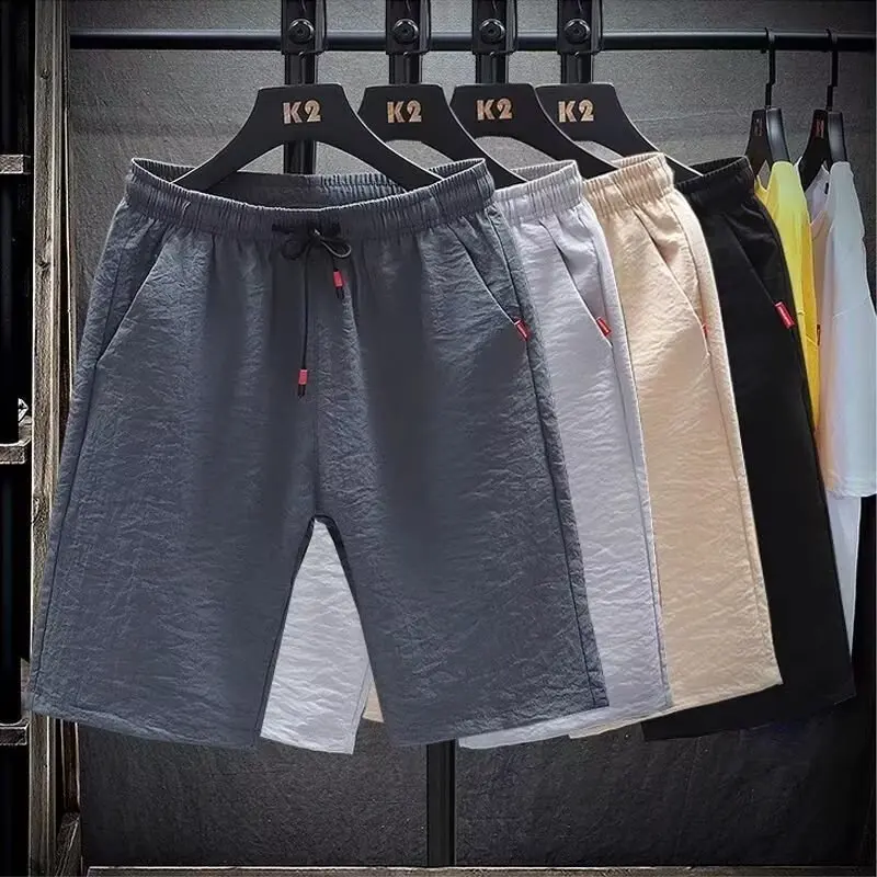 2024 New Men Summer Ice Shreds Pleated Large Size Trousers Solid Color Slim Commuting Elastic Waist All-match Comfortable Shorts
2024 New Men Summer Ice Shreds Pleated Large Size Trousers Solid Color Slim Commuting Elastic Waist All-match Comfortable Shorts