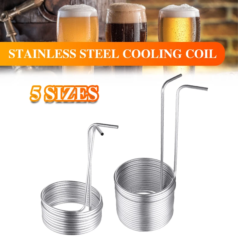 5 Sizes Stainless Steel Immersion Wort Chiller Tube Home Brewing Super Efficient Wort Chiller Home Wine Making Machine Part
5 Sizes Stainless Steel Immersion Wort Chiller Tube Home Brewing Super Efficient Wort Chiller Home Wine Making Machine Part