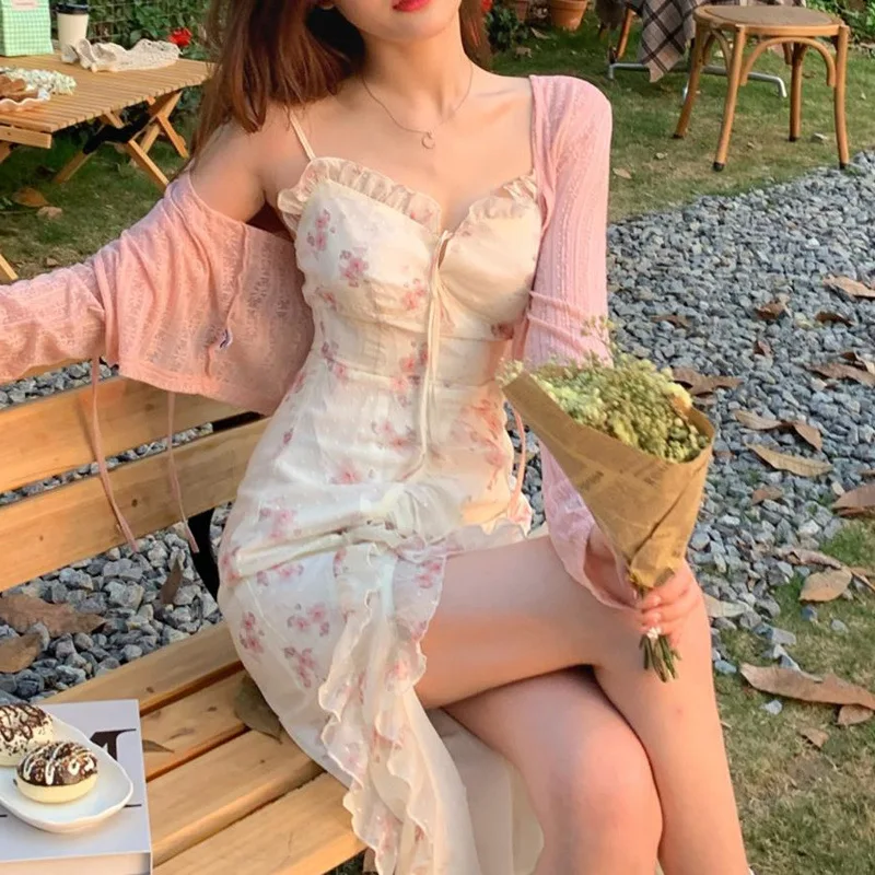 Dresses for Women Woman Dress Suspender Skirt V Neck Spring and Summer Roupas Femininas Vetement Femme Vestidos Elegantes
Dresses for Women Woman Dress Suspender Skirt V Neck Spring and Summer Roupas Femininas Vetement Femme Vestidos Elegantes