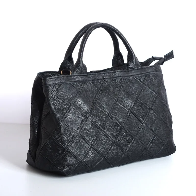 Splicing Genuine Leather Women's Handbags Female 2024 New Simple Commute Ol Portable Bag Large Capacity Shoulder Crossbody Bags
Splicing Genuine Leather Women's Handbags Female 2024 New Simple Commute Ol Portable Bag Large Capacity Shoulder Crossbody Bags