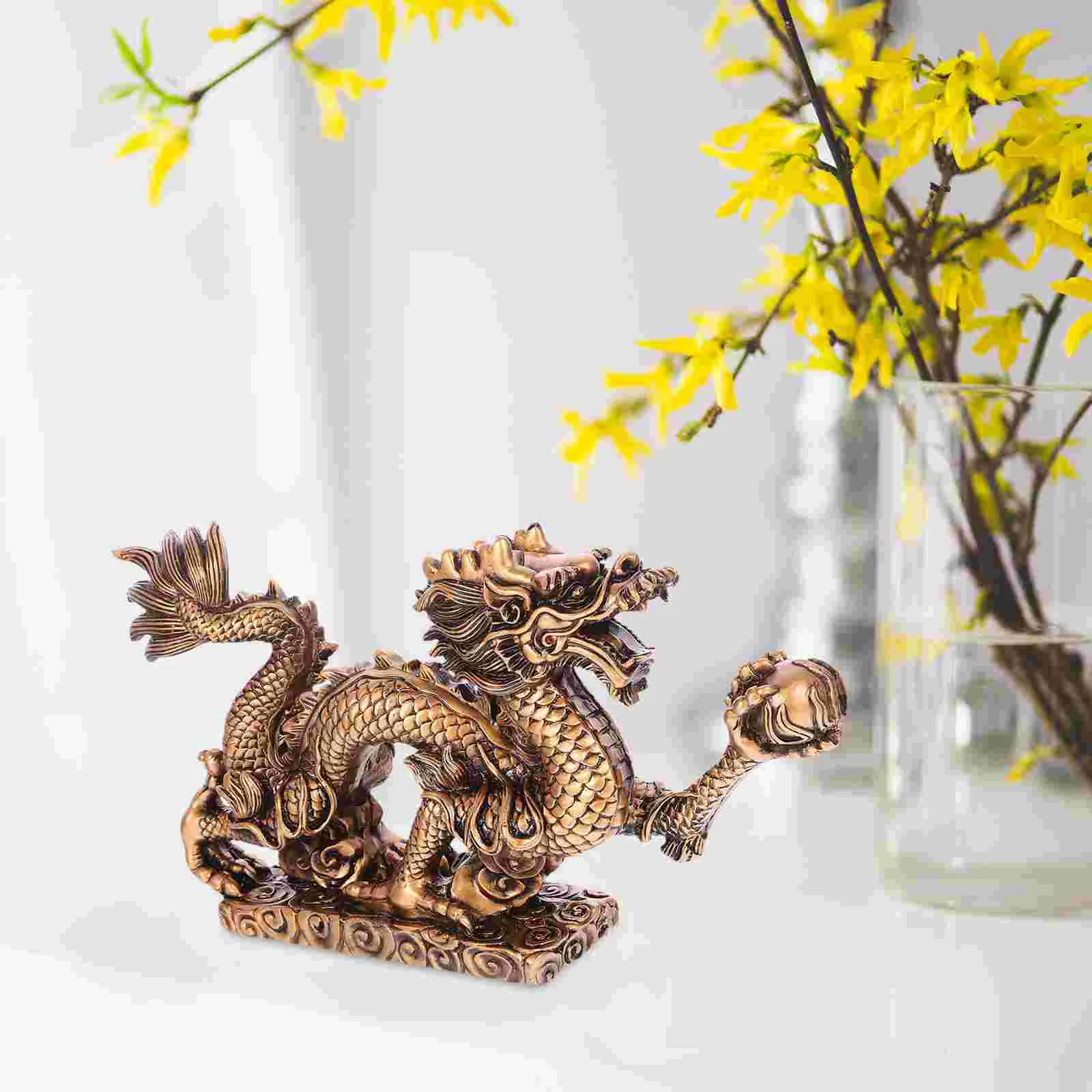 Dragon Decoration Resin Dragon Statue Zodiac Dragon Figurine Table Dragon Decor
Dragon Decoration Resin Dragon Statue Zodiac Dragon Figurine Table Dragon Decor