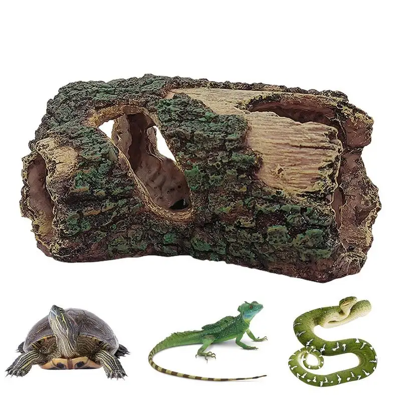 Resin Cave Fish Tank Decoration Resin Hollow Log Ornament For Fish Tank Artificial Driftwood Wood Cave House Decor For Lizards
Resin Cave Fish Tank Decoration Resin Hollow Log Ornament For Fish Tank Artificial Driftwood Wood Cave House Decor For Lizards