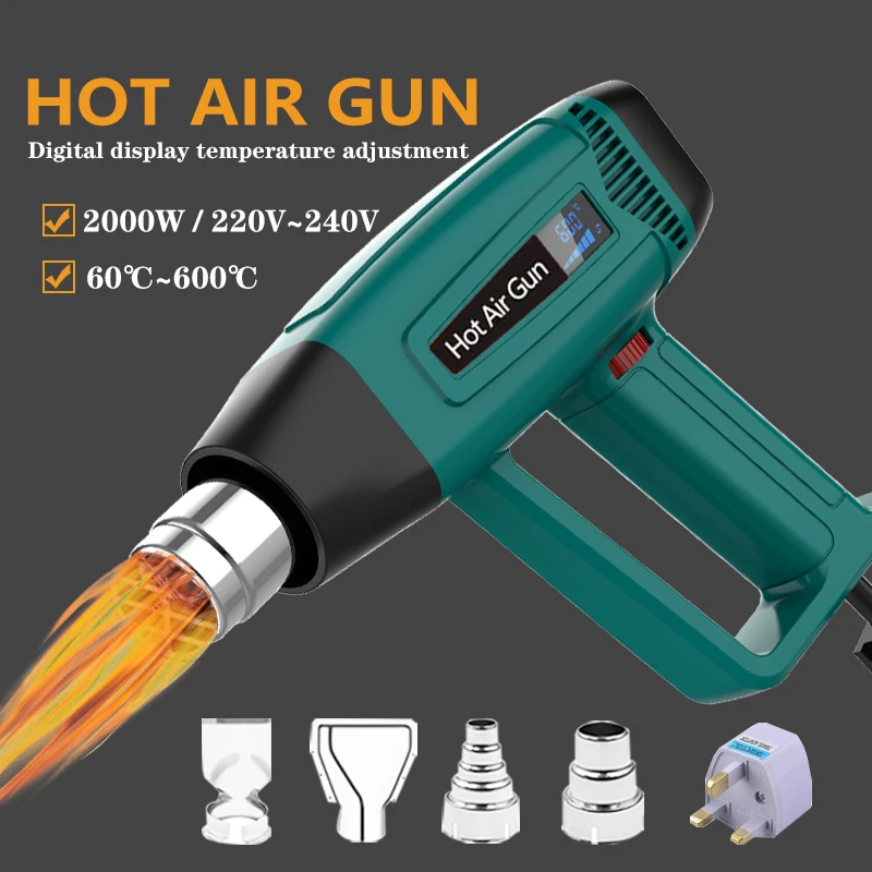 4pcs/Set Universal Stainless Steel Nozzles Hot Air Heat Gun Accessories Y9O2 