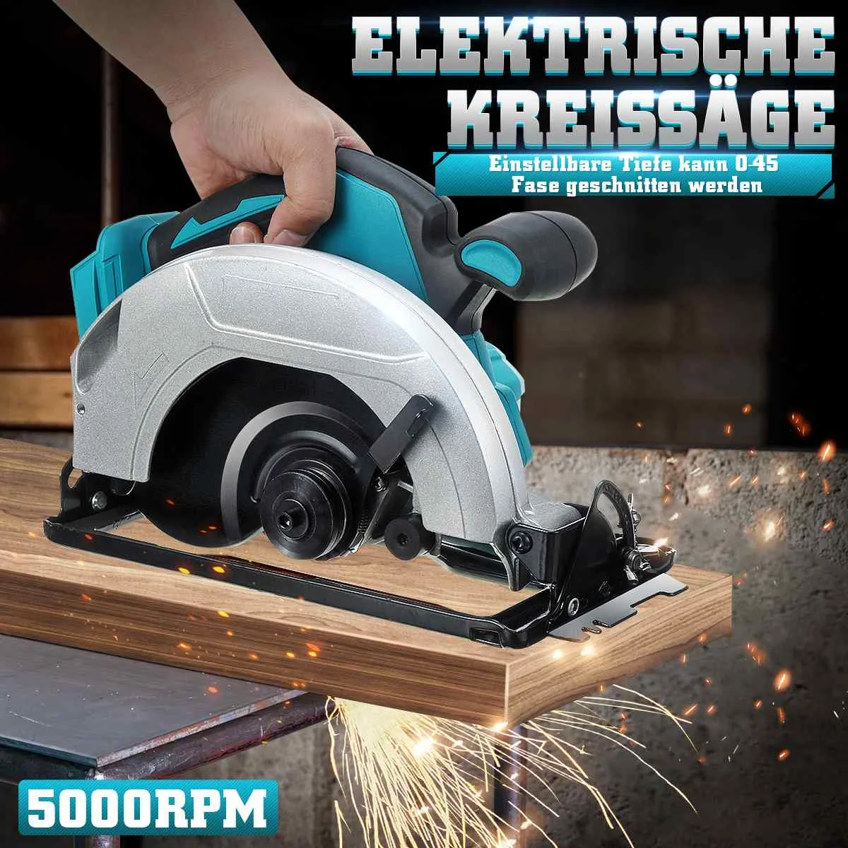 Keuhz Electric Circular Saw Handle Power Tools Dust Passage 5000RPM Multifunction Cutting Machine For Makita 18V Battery
Keuhz Electric Circular Saw Handle Power Tools Dust Passage 5000RPM Multifunction Cutting Machine For Makita 18V Battery